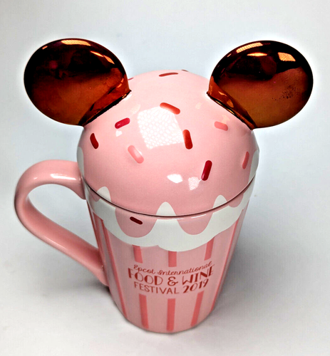 Disney Kaffeebecher Minnie Cupcake mit Deckel Epcot Food & Wine Festival 2019 euc - Bild 10 von 18