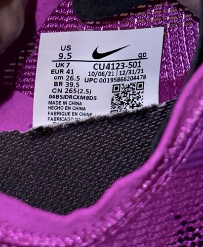 NIKE Vaporfly 2 Hyper Violet Flash Crimson Running Shoes NEW Womens Sz 5.5 8.5 - Picture 11 of 11
