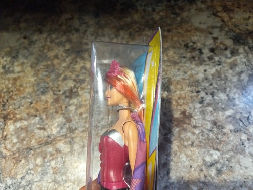 Barbie in Princess Power Super Hero Barbie Doll 2014 New Damaged Box - Picture 6 of 8