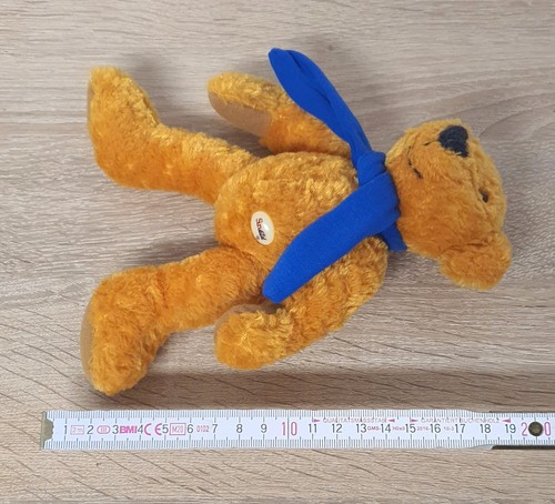 Antico Orsacchiotto Teddy Sunkid 18 cm Ottime Condizioni Vintage Originale Rarità - Foto 10 di 10