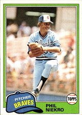 1981 Topps #387 Phil Niekro
