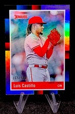 2022 Panini Donruss Retro Career Stat Line /500 Luis Castillo #253 Reds
