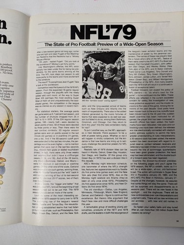 De colección NFL Green Bay Packers Fútbol 1979 Clearing House Ass. Revista de libros - Imagen 6 de 8