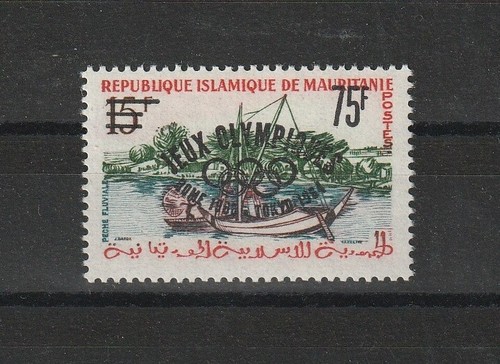 9340 Mauretanien Olympiade Rom Nr. 170 mit Aufdruck postfrisch