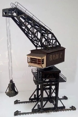 1/87 HO Scale Train Large Coal Feeder Tower Crane Stoker Crane DIY Model Kit - Picture 8 of 13