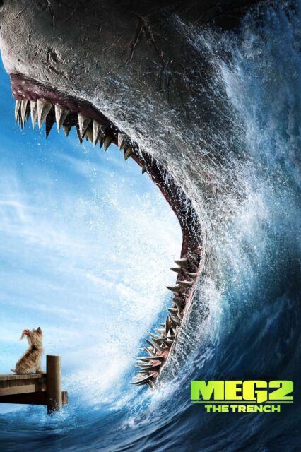 Locandina film Meg 2 The Trench film horror senza cornice 2023 #564 #565 #566 #567- Locandina film Meg 2 The Trench film horror senza cornice 2023 #564 #565 #566 #567-