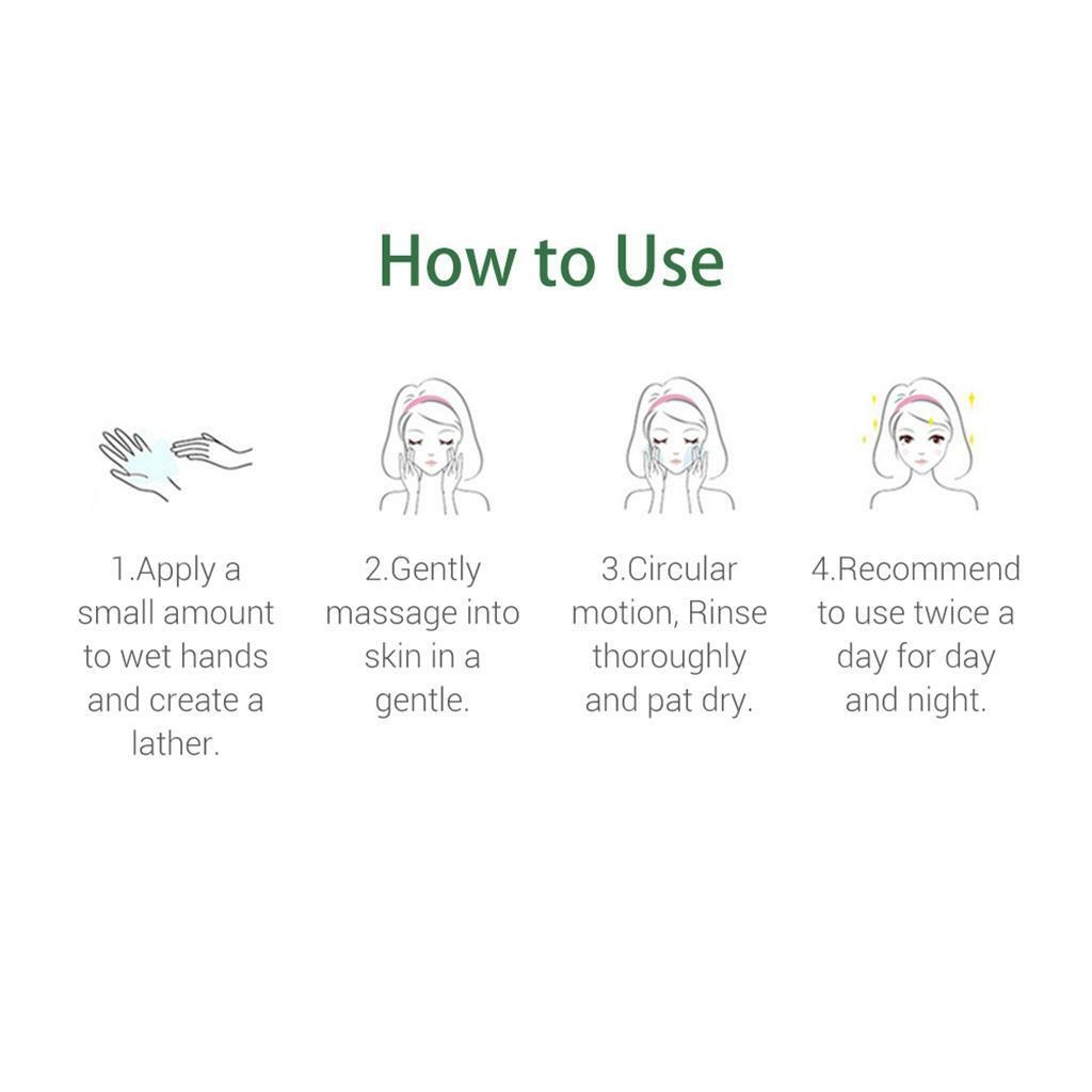 Deep Clean Face Wash Skin Facial Foam Cleansing 100g Clearing Soap - Picture 5 of 12
