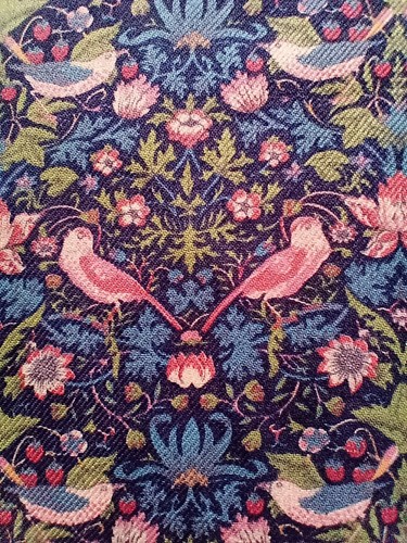 Scarf in STRAWBERRY THIEF Liberty Jubilee fabric & FREE GIFT of lavender pillow - Picture 7 of 10