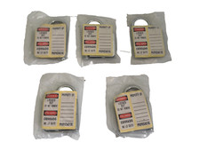 LOT OF 5 SEALED Master Lock 418 Lock Out