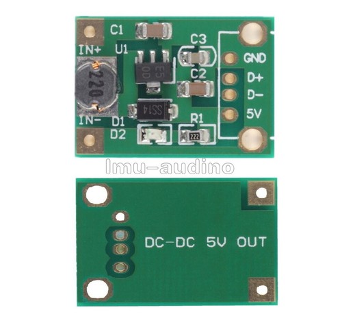 1/2/5/10 DC-DC Boost Converter Step Up Module 1-5VTB 5V 500mA For Phone MP4 MP3 - Bild 1 von 18
