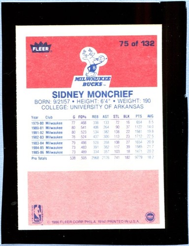 Juego de baloncesto Fleer 1986 Break #1-#132 - Imagen 149 de 259