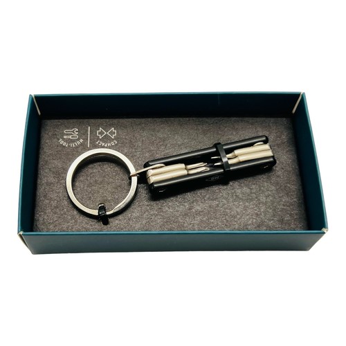 Gentlemen's Hardware 4-in-1 Compact Multi Tool Pocket Screwdrivers Keychain Gift - Picture 8 of 12