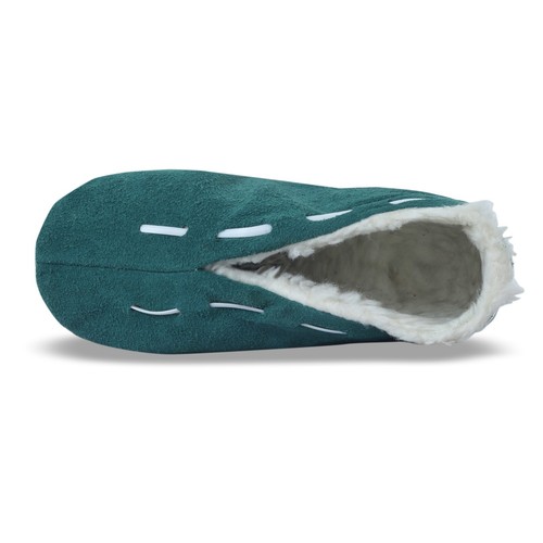 Hausschuhe Wildleder Antirutschsohle Schluffis unisex Puschen warmes Kuschelfell - Bild 30 von 67