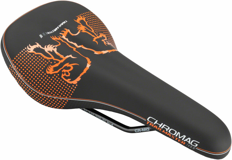 Chromag Trailmaster Dt Silla Cromoly Rieles Naranja Negro Chromag Trailmaster Dt Silla Cromoly Rieles Naranja Negro