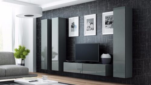 Hängeschrank Hochschrank VIGO in MDF Pusch Click Farbauswahl Schrank Wohnzimmer - Bild 6 von 25