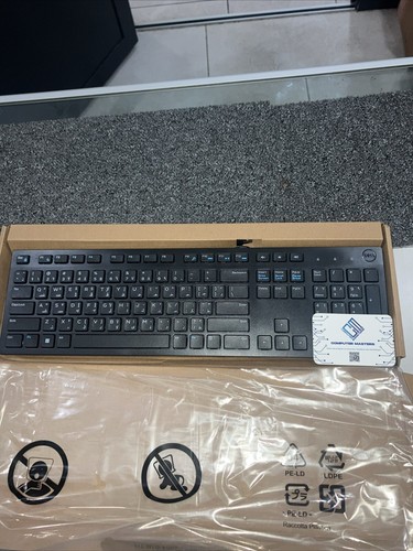 KB216-BK-ARABIC💥DRPK2💥DELL QWERTY KEYBOARD/Arabic Wired CONNECTION - Picture 1 of 3