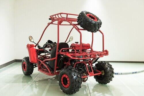 125CC Buggy ATV Sport Quad Dirt Bike 4 Wheel Go kart Semi Auto SAHARA PRO Red - Picture 6 of 11