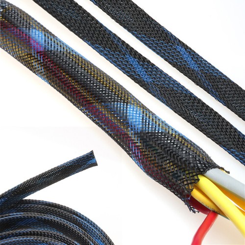 Expandable Braided Cable Sleeve Protector Power Cord Wire Cover Sheath Mesh Tube - Picture 8 of 19