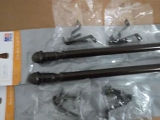 (LOT OF 2) Kenney Dresden 28 In. To 48 In.Standard Cafe Rod, Oil Rubbed Bronze.