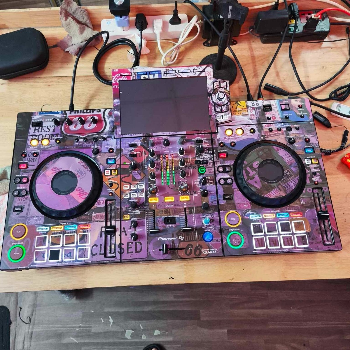 Skin Pioneer XDJ -RX3, RR, XZ, CDJ Skin Wood | Design | Full