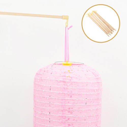 100 Pcs Rod Lifting Material Child Paper Lantern Handle Bamboo Lanterns Pole - Picture 6 of 12