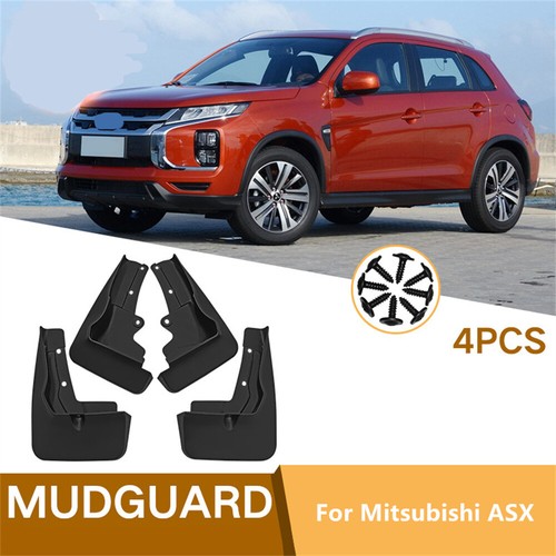 4Pcs Mud Flaps Splash Guard For Mitsubishi Mitsubishi ASX 2020-2024 Replacement - Picture 2 of 5