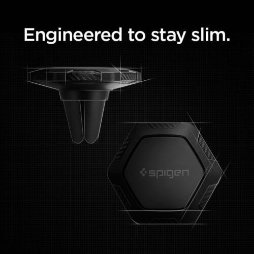 SPIGEN Universal Car Mount Phone Holder QS11 Air Vent Magnetic Mobile Stand GPS - Picture 4 of 23