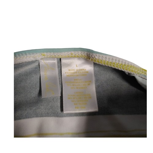 Anne Cole Signature Swimwear Tankini Top Women's Size Large Striped Halter Neck - Picture 3 of 7