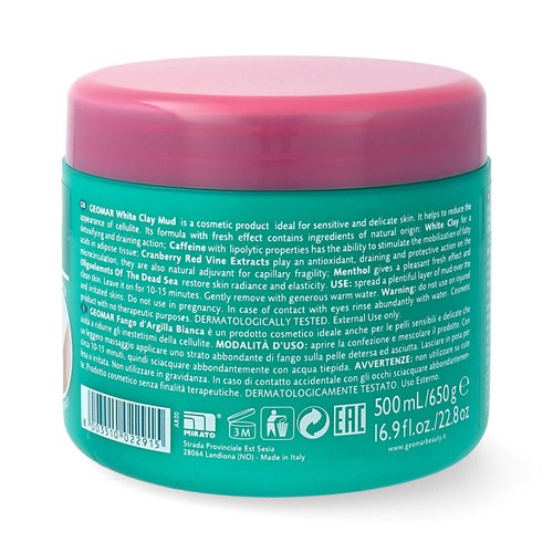 GEOMAR Fango weisser Lehm - argilla bianca 500ml cellulite - Bild 2 von 5