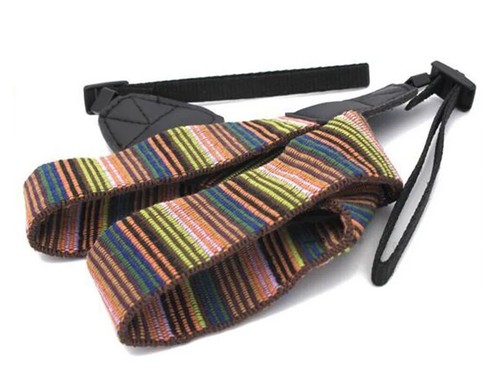 Vintage Style Ethnic Stripes Soft Camera Neck Shoulder Camera Strap - UK STOCK - Picture 6 of 10