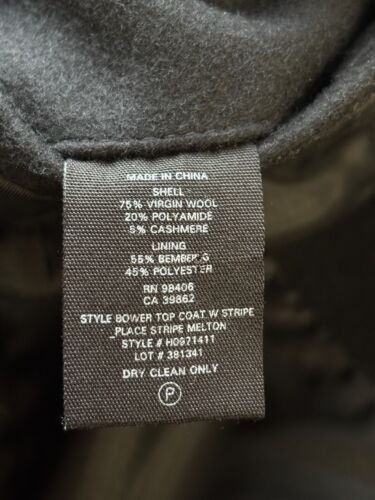 Theory Bower Top Coat Wool Overcoat Size S - Picture 8 of 10