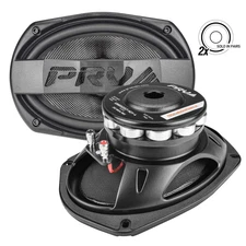 Carbon Fiber 6x9 Midrange Speaker 500 Watts 4 Ohm Neodymium 69MR500CF-NDY-4 W...