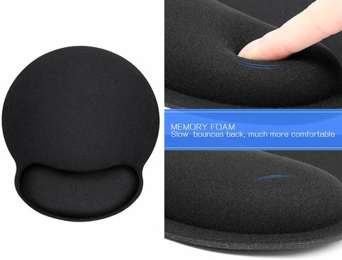 2Pc Premium Memory Foam Keyboard Wrist Support Bar and Mouse Wrist Rest Pads Set - Picture 7 of 12