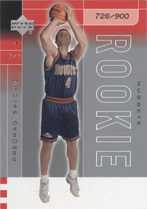 2002-03 Upper Deck Finite - Predrag Savovic #204