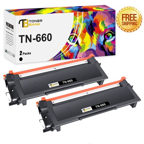 2PK TN630 TN660 Toner Cartridge For Brother HL-L2300D L2305W DCP-L2500D ...