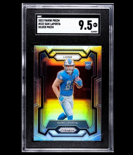 2023 Panini Prizm Silver #332 Sam Laporta Rc 9.5 SGC - Bild 1 von 2
