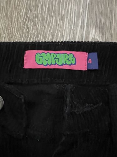 GMPYRE BLACK BAGGY CORDUROY Drawstring PANTS Size 4 Women’s - Picture 5 of 9