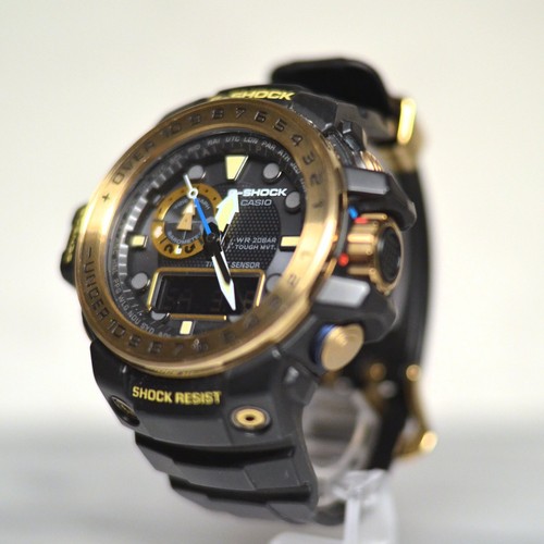 CASIO G-SHOCK GULFMASTER GWN-1000GB-1AJF Black Gold Tough Solar - Picture 2 of 9