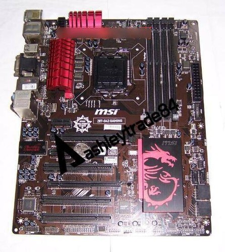 Placa madre Intel MSI Z87-G43 GAMING LGA 1150/zócalo H3 ATX probada - Imagen 1 de 1