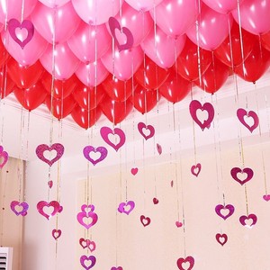 1-packs-Heart-Ornaments-Garland-Balloon-Pendant-Accessories-Wedding-Party-Decor