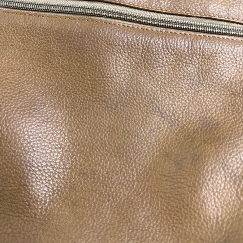 The SAK Camel Brown Pebbled Leather Strap Shoulder Bag Medium Purse Lined Pocket - Imagen 5 de 20