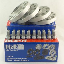 H&R Spurverbreiterung 40/60mm silber für Croma Astra Corsa Omega Vectra Zafira