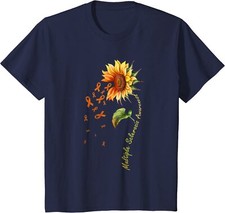 Multiple Sclerosis Awareness Sunflower Ms Awareness Youth Unisex T-shirt
