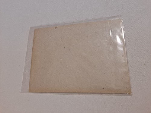 Foglia grigia occhio di Buddha biglietto di carta fatto a mano - Foto 2 di 2