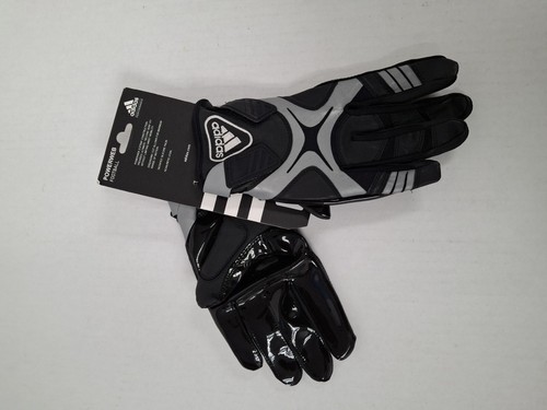 Adidas PowerWeb (2 Strap) Football Gloves- Black/Silver - Picture 4 of 4