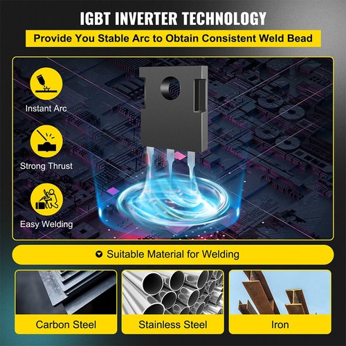 110V 300AMP Mini IGBT ARC Welding Machine Inverter DC MMA Electric Welder Stick - Picture 4 of 14