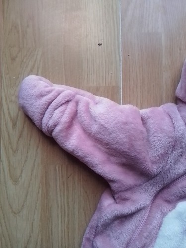 M&Co Baby Girl Cat Pink Pramsuit, Feet And Mittens - Picture 4 of 5