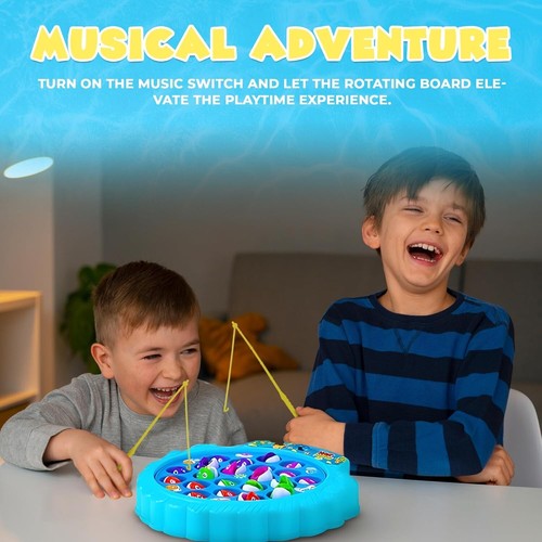 Classic Magnetic Fishing Game Set - Safe, Educational Fun for Toddler Play - Picture 9 of 9