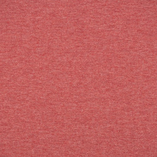 French Terry Sommersweat Melange einfarbig rot meliert 1,50m Breite - Bild 3 von 6