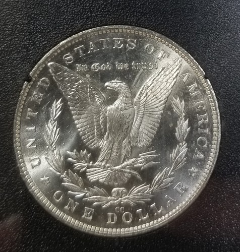 1882-CC GSA MORGAN SILVER $1 DOLLAR BRILLIANT UNCIRCULATED IN GSA BOX & COA - Picture 8 of 9